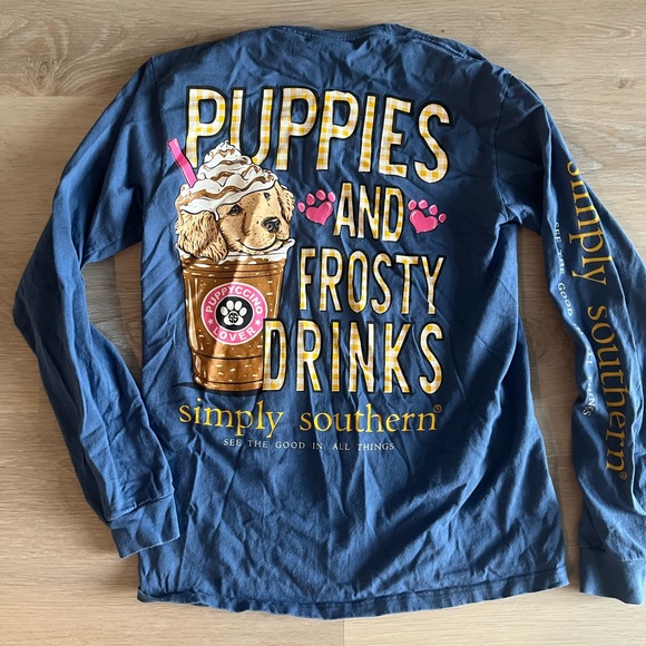 Simply Southern Long Sleeve Shirt Small - Picture 1 of 4